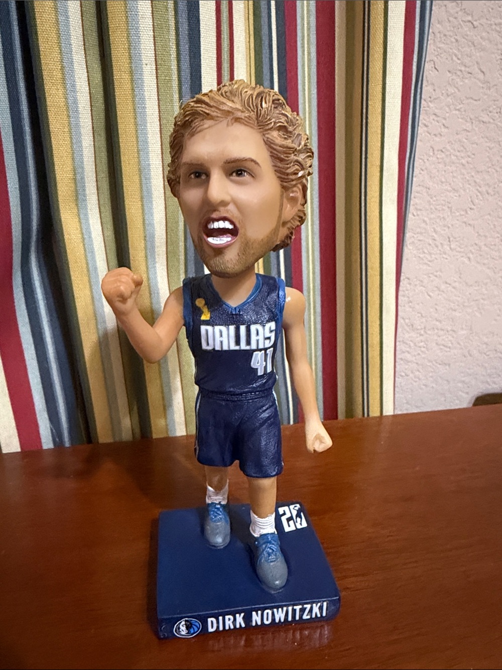 Dirk Nowitzki Dallas Mavericks Bobblehead - Blue - 2006 Playoff Run